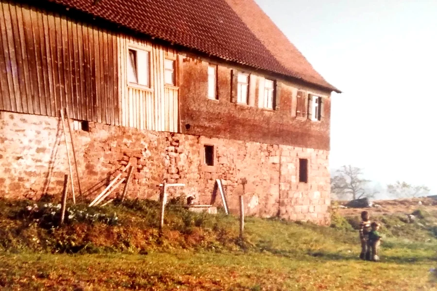 Altes Bauernhaus in Deutschland aus vergangenen Zeiten