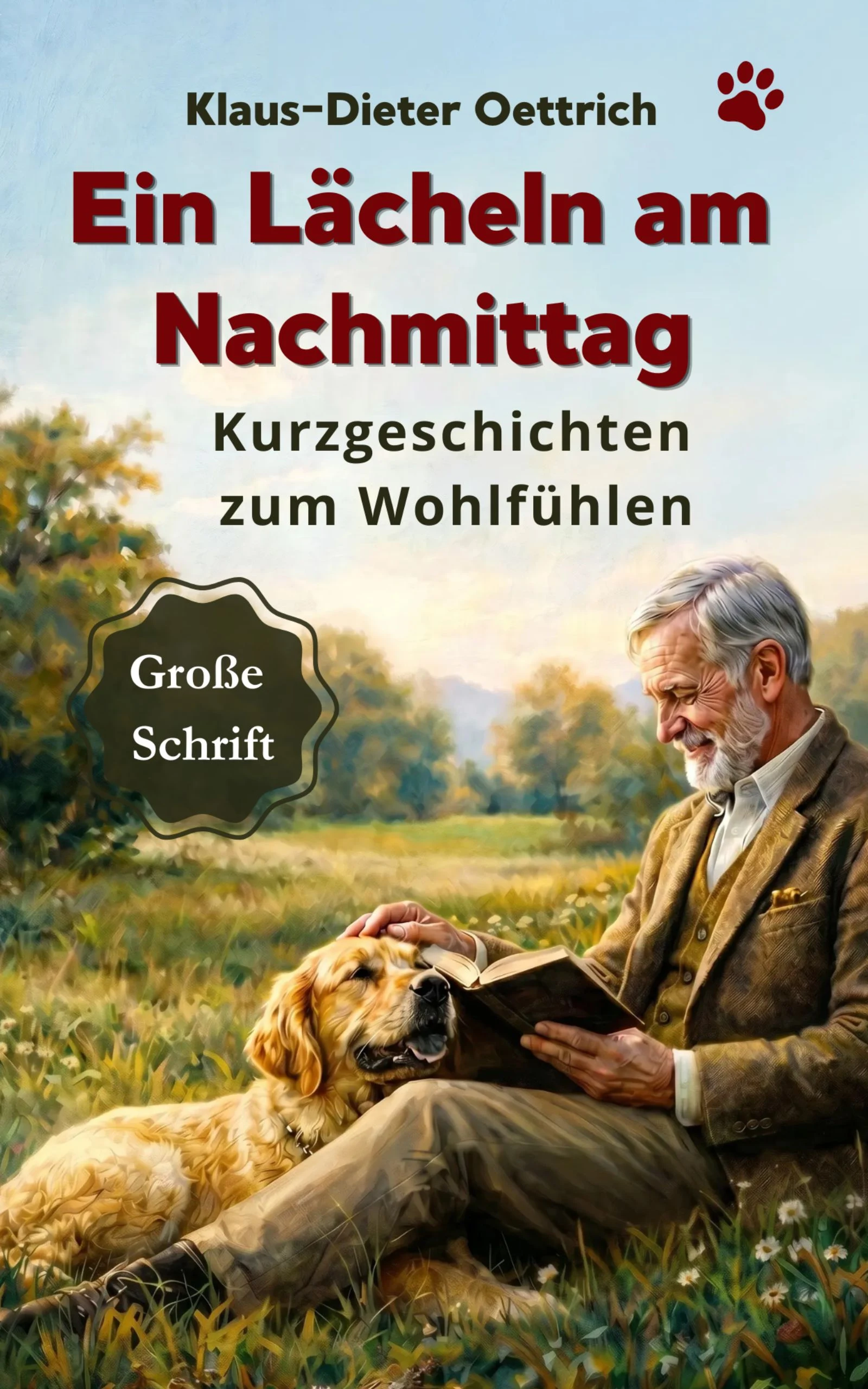Buchcover: Ein Lächeln am Nachmittag, Kurzgeschichten zum Wohlfühlen von Klaus-Dieter Oettrich